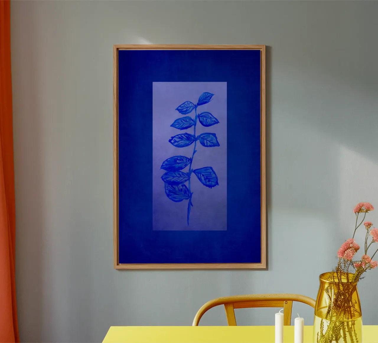 Blu e blu alluminio dibond da Teresa André