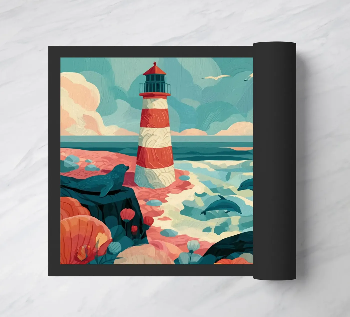 Lighthouse Lagoon deurmat van Kiki