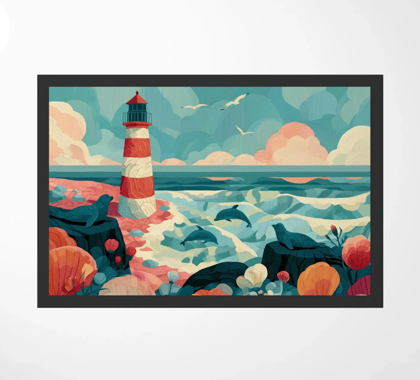 Lighthouse Lagoon deurmat van Kiki