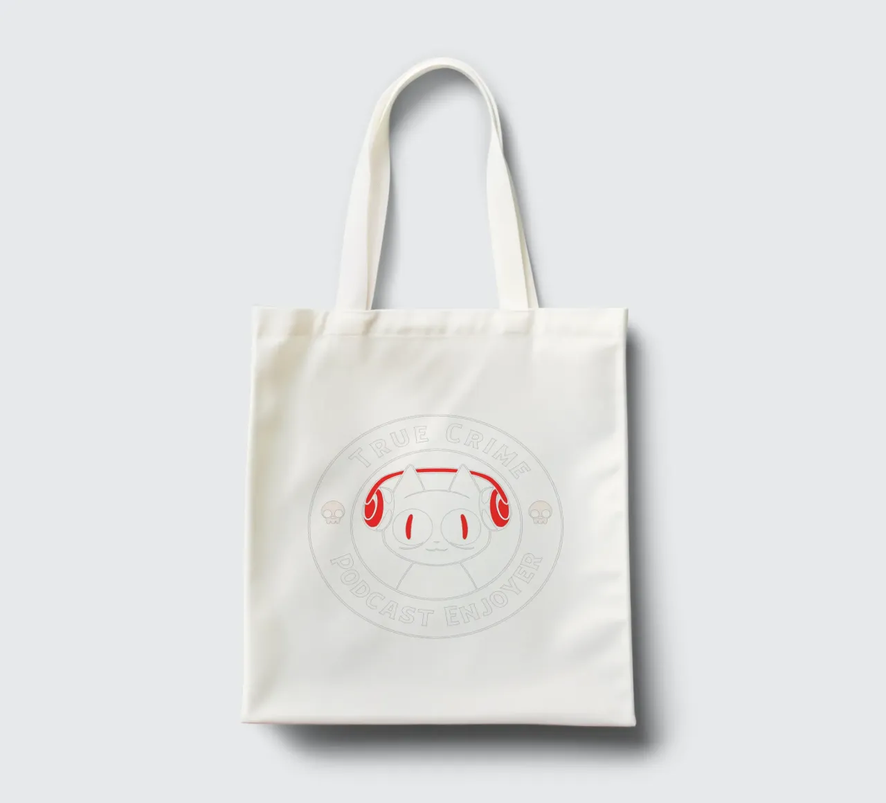 True Crime Podcast Listener Cat borsa in juta da Tobe Fonseca