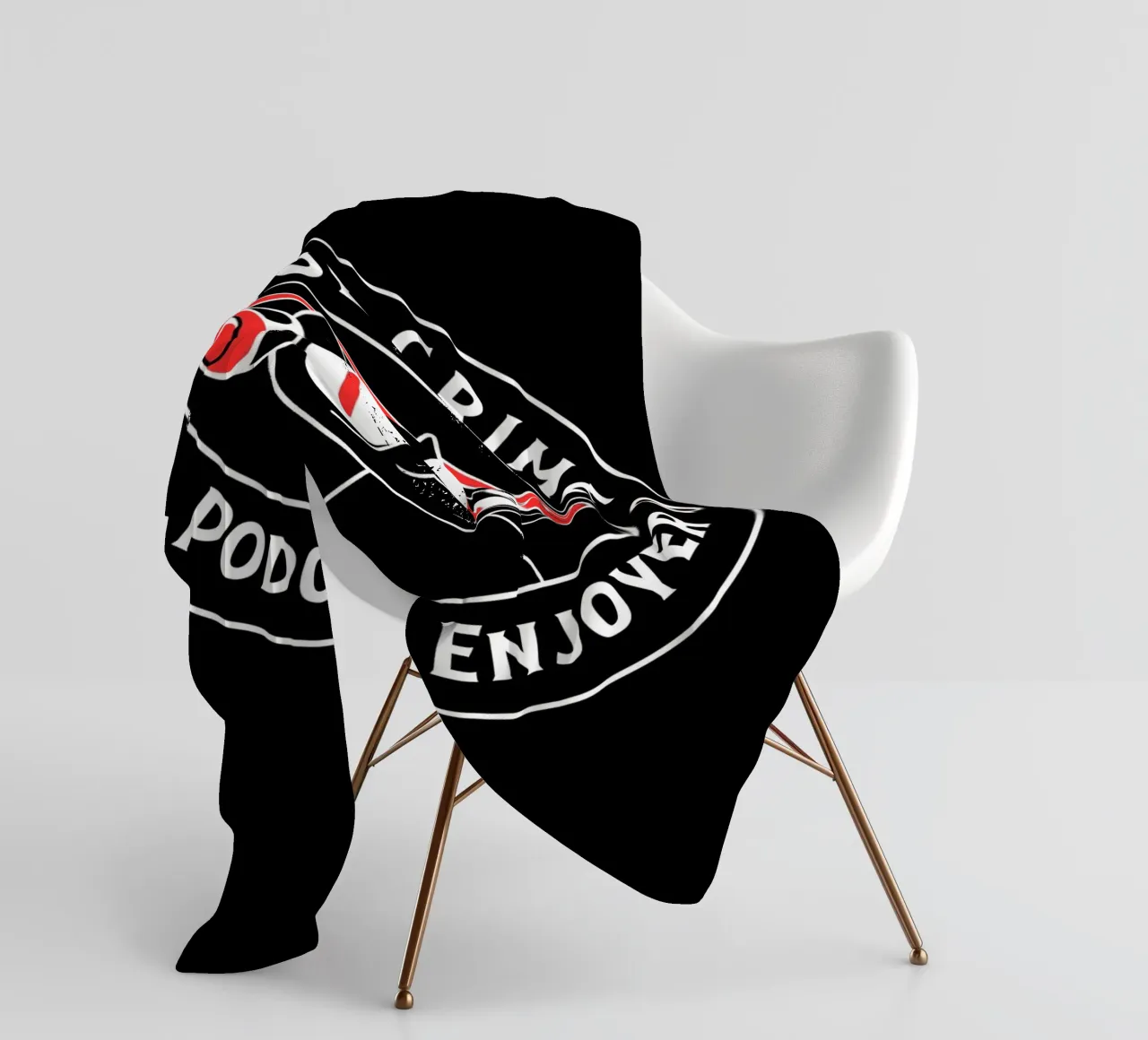 True Crime Podcast Listener Cat coperta in pile da Tobe Fonseca