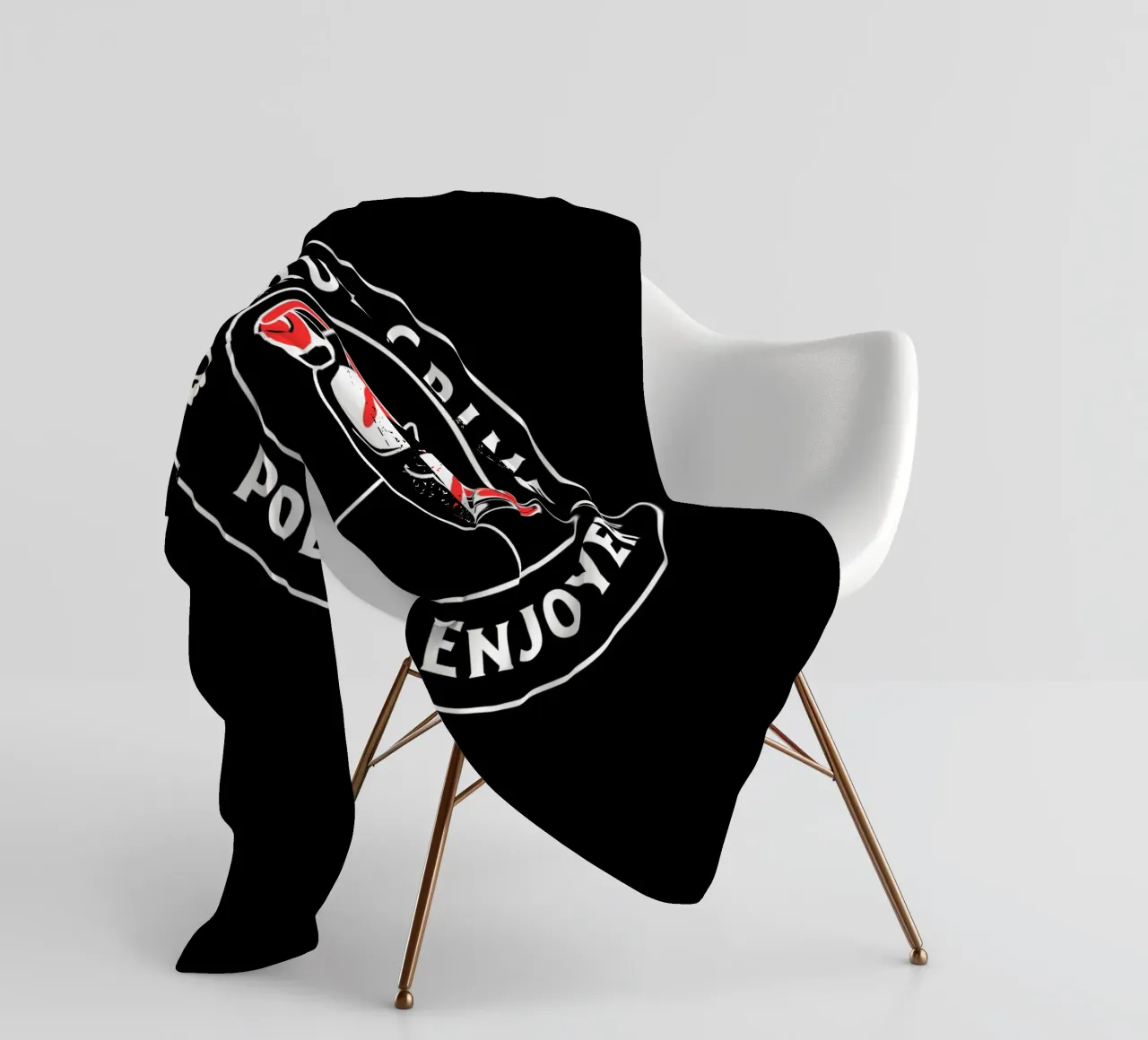 True Crime Podcast Listener Cat coperta in pile da Tobe Fonseca