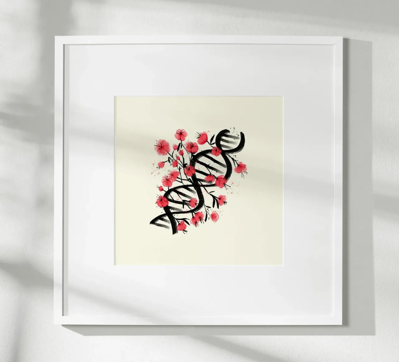Sakura Sumie DNA carta hahnemühle da Tobe Fonseca