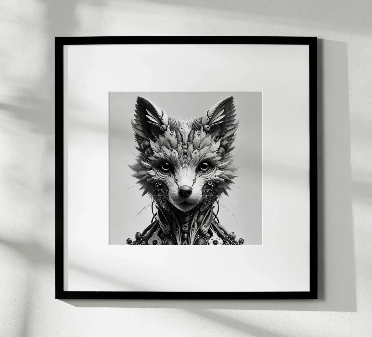 AnimAI nb1 poster with plastic frame by SwenIA design