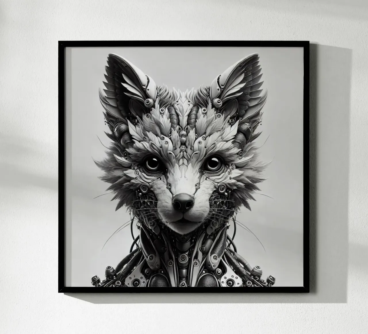 AnimAI nb1 poster with plastic frame by SwenIA design
