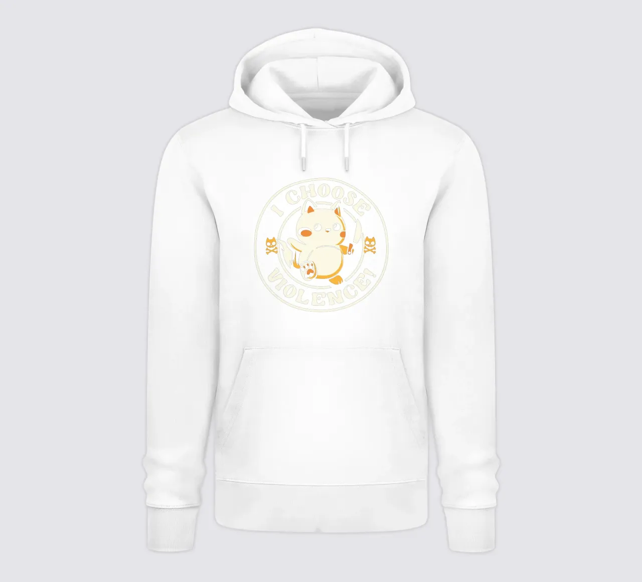 I Choose Violence Cat felpa con cappuccio da Tobe Fonseca