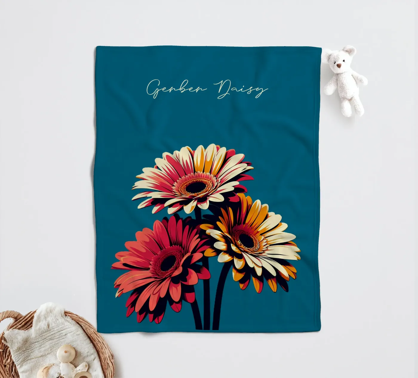 Gerbera coperta in pile da Digital Naive