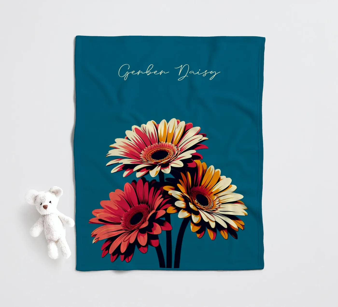 Gerbera coperta in pile da Digital Naive