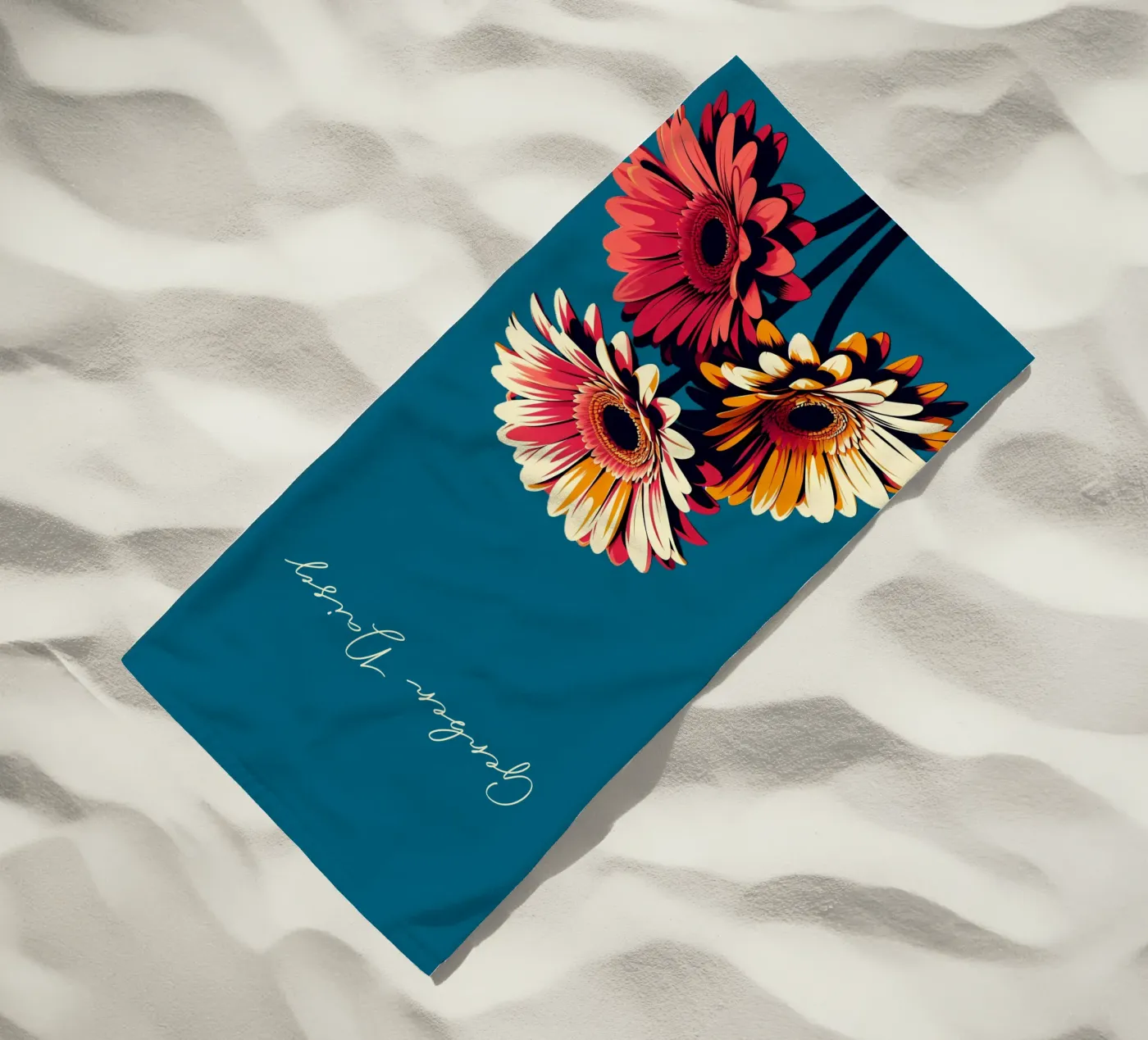 Gerbera serviette de plage de Digital Naive