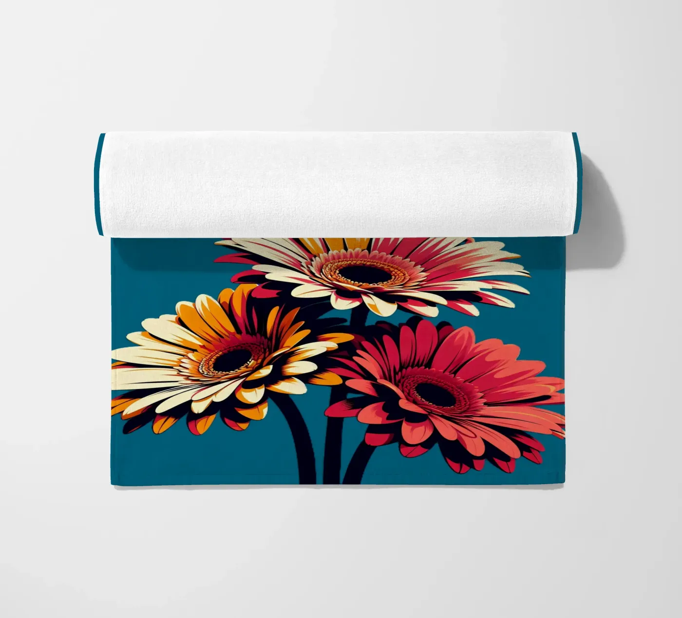 Gerbera serviette de plage de Digital Naive