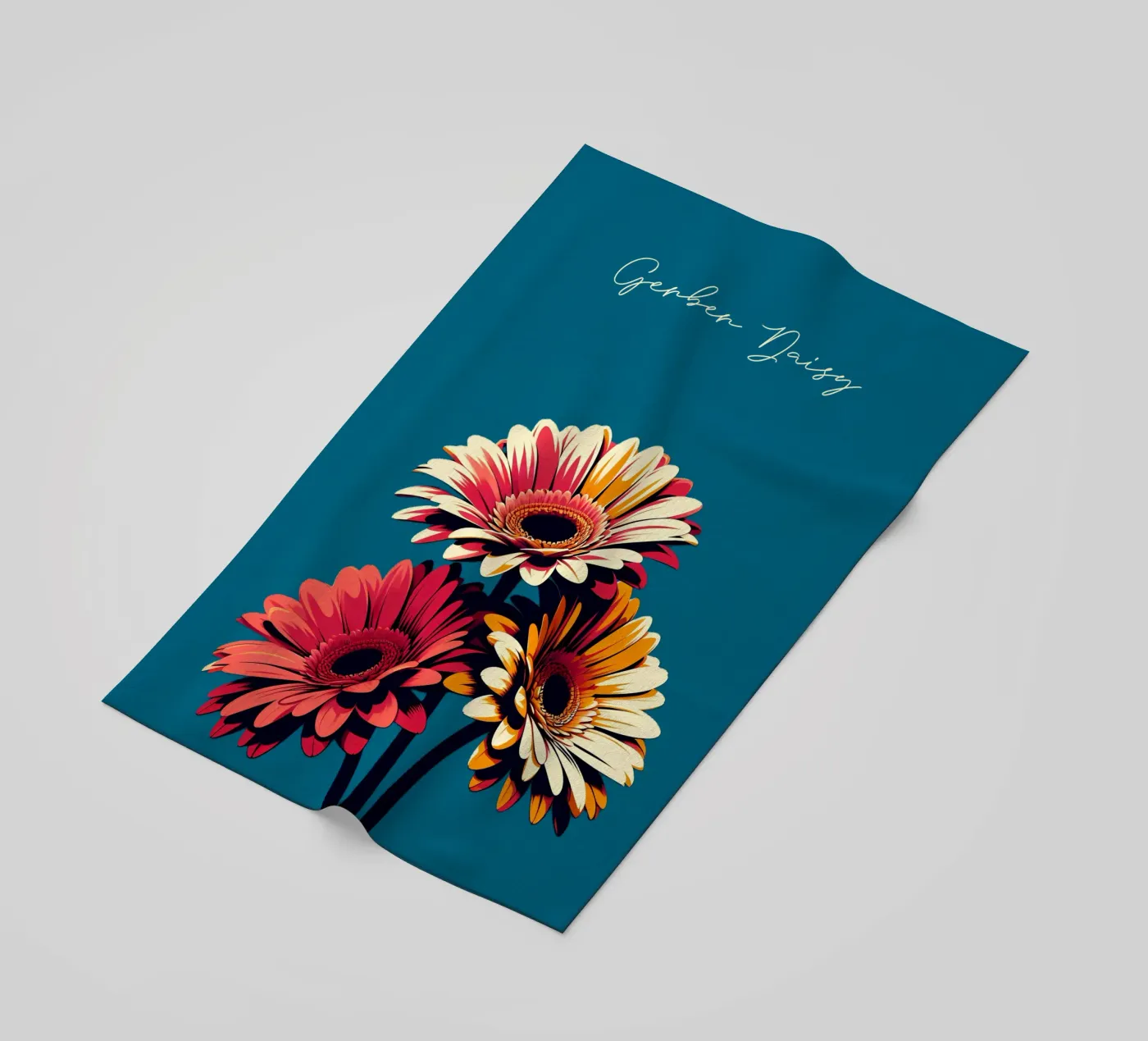 Gerbera serviette de plage de Digital Naive