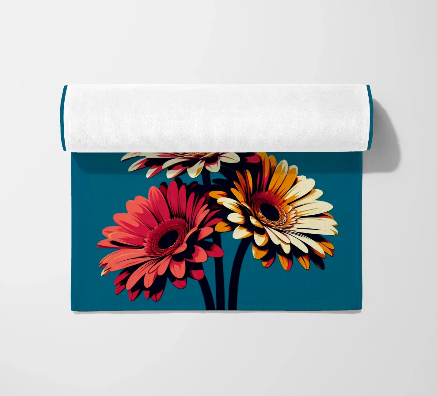 Gerbera serviette de plage de Digital Naive