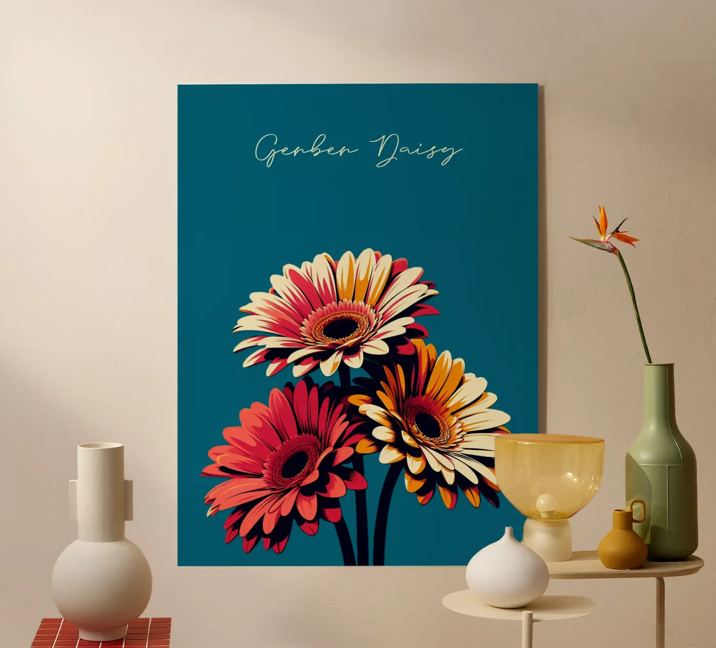 Gerbera plexiglass da Digital Naive