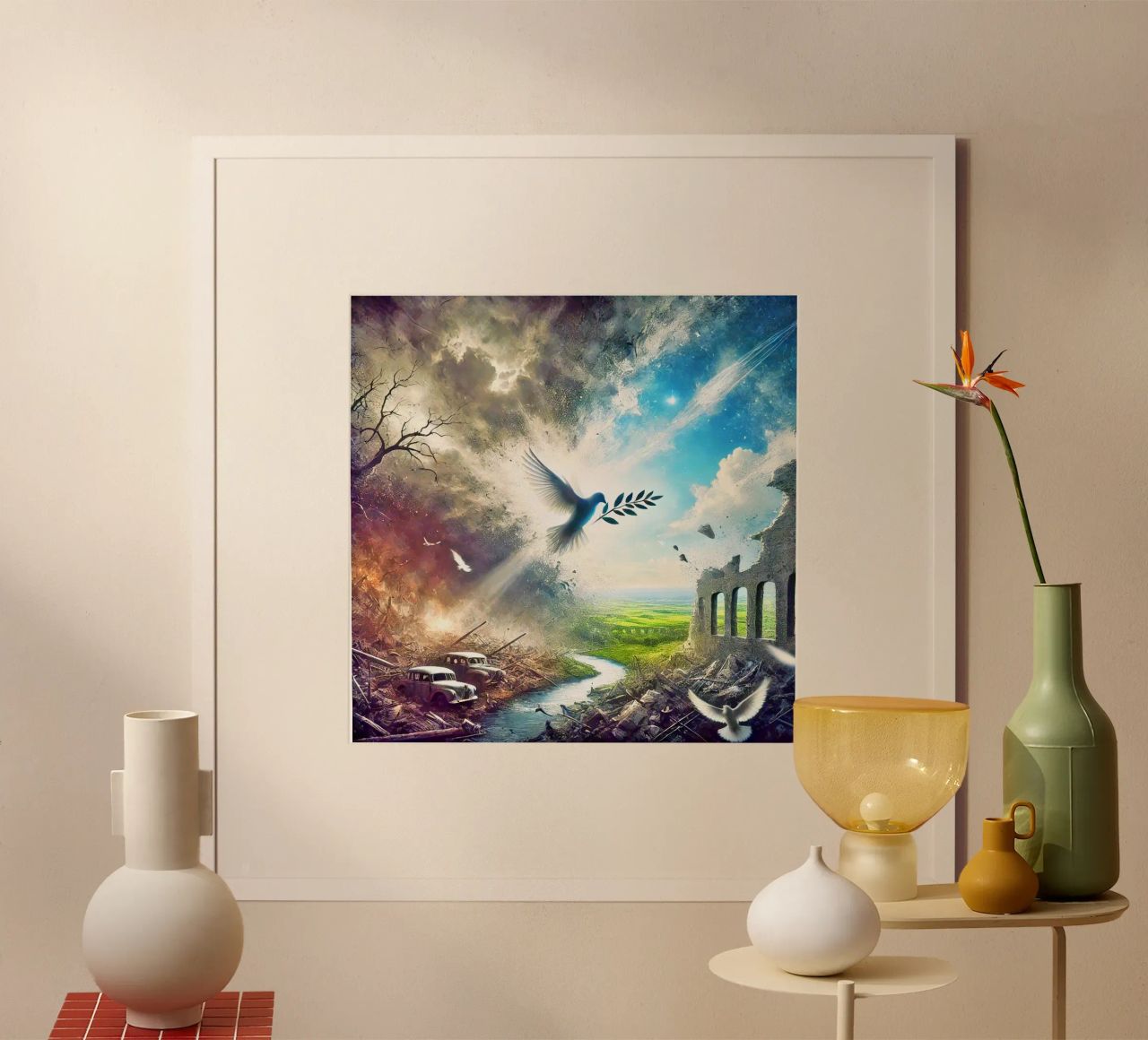 Please peace poster de SwenIA design