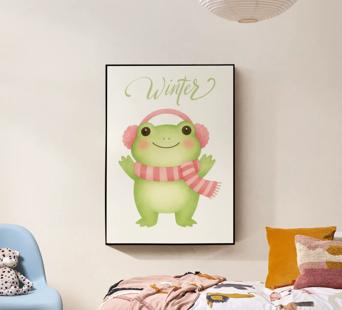 Winter frog plexiglass da Funkydays