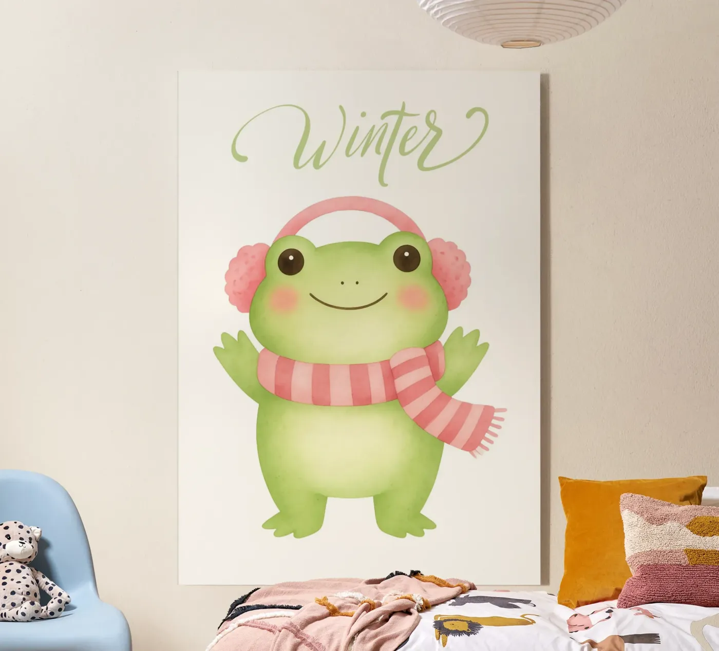 Winter frog plexiglass da Funkydays