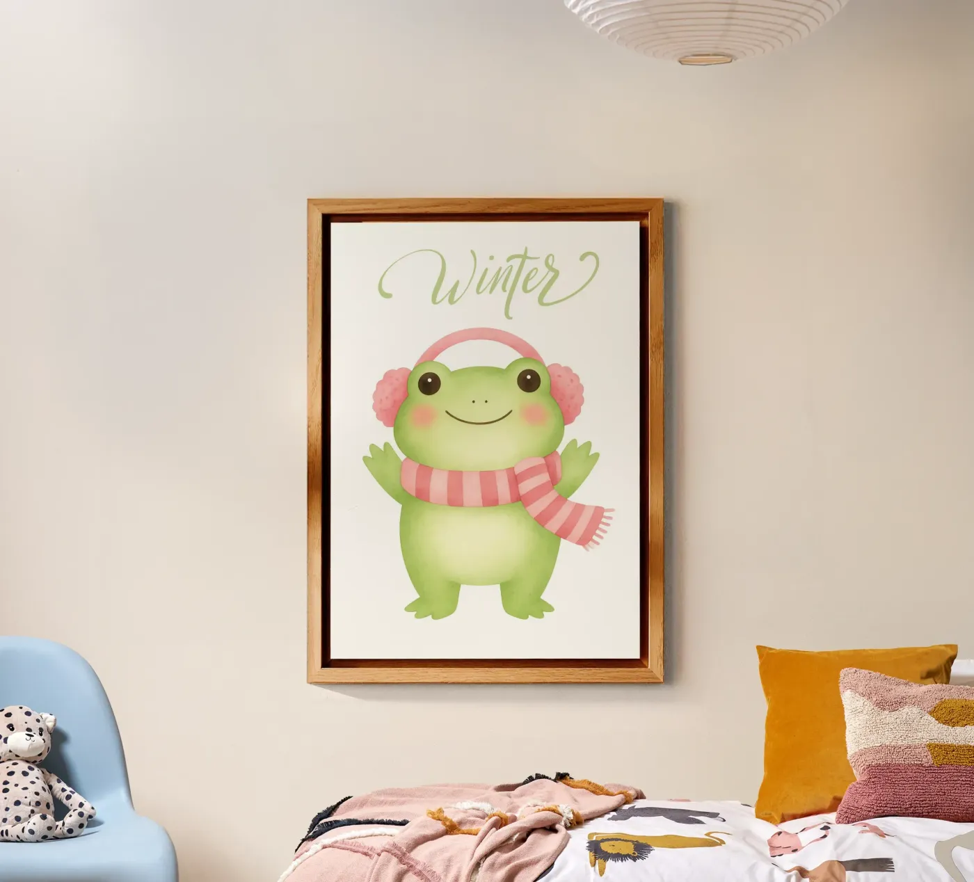 Winter frog forex plate by Funkydays