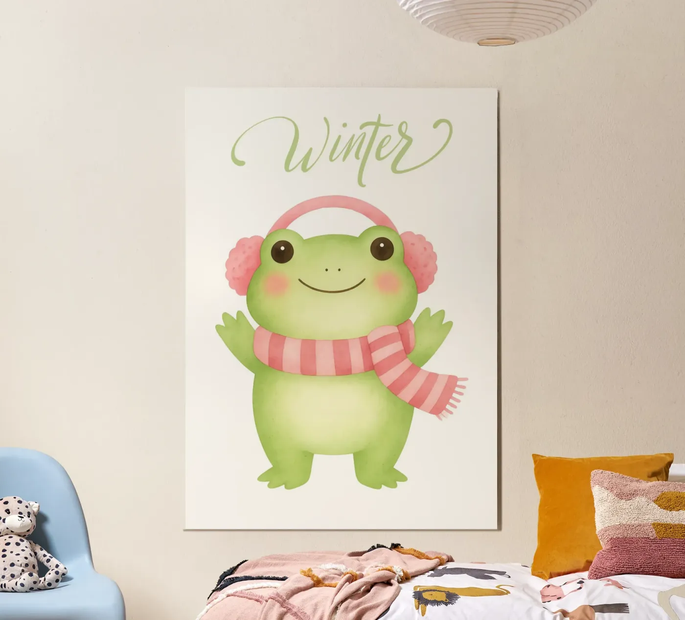 Winter frog forex plate by Funkydays