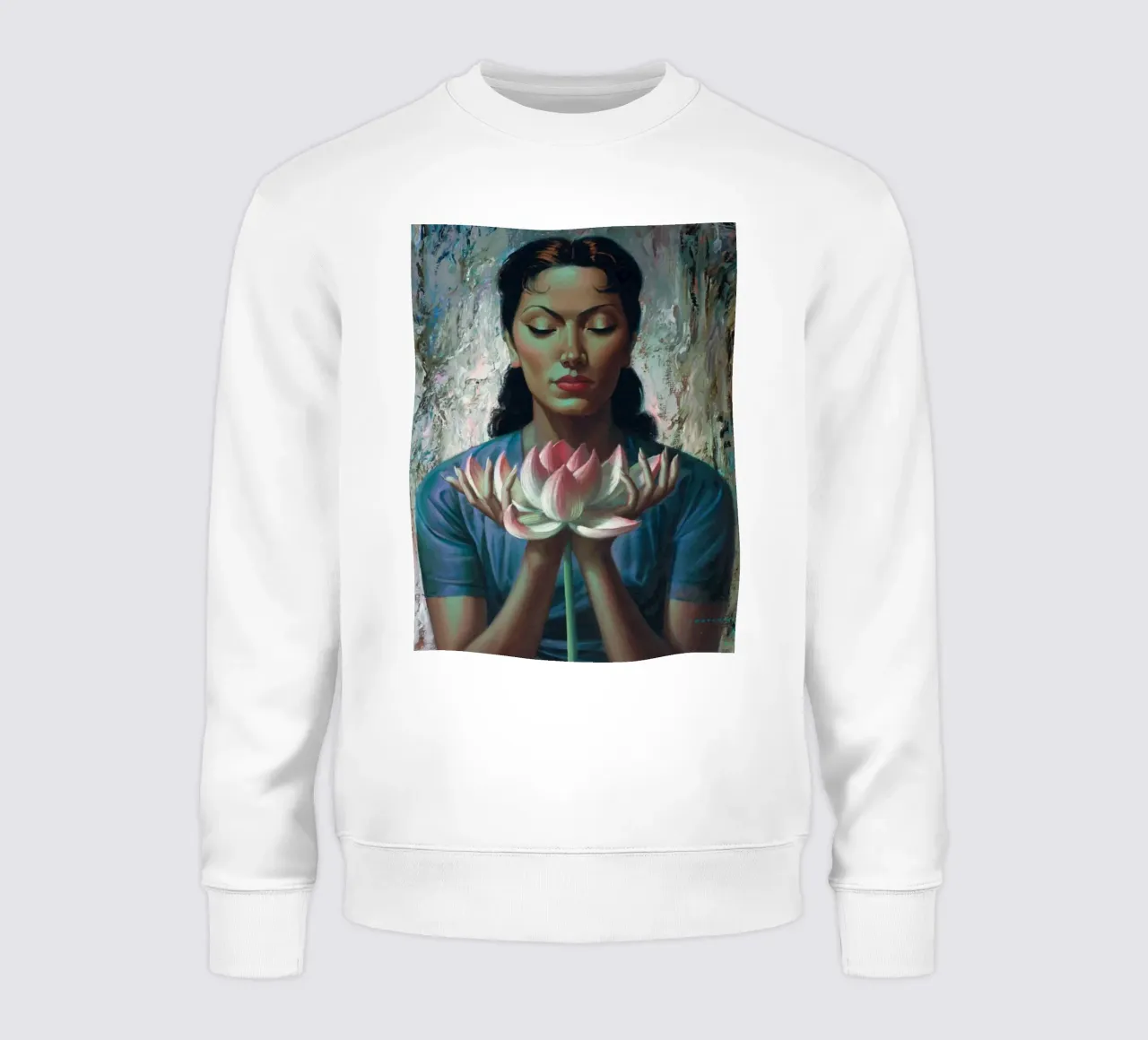 Water Lily (1955) - Tretchikoff Print sweat de Honeymoon Hotel