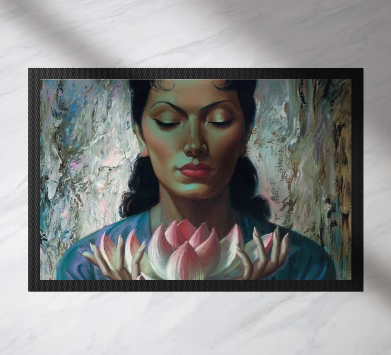 Water Lily (1955) - Tretchikoff Print zerbino da Honeymoon Hotel
