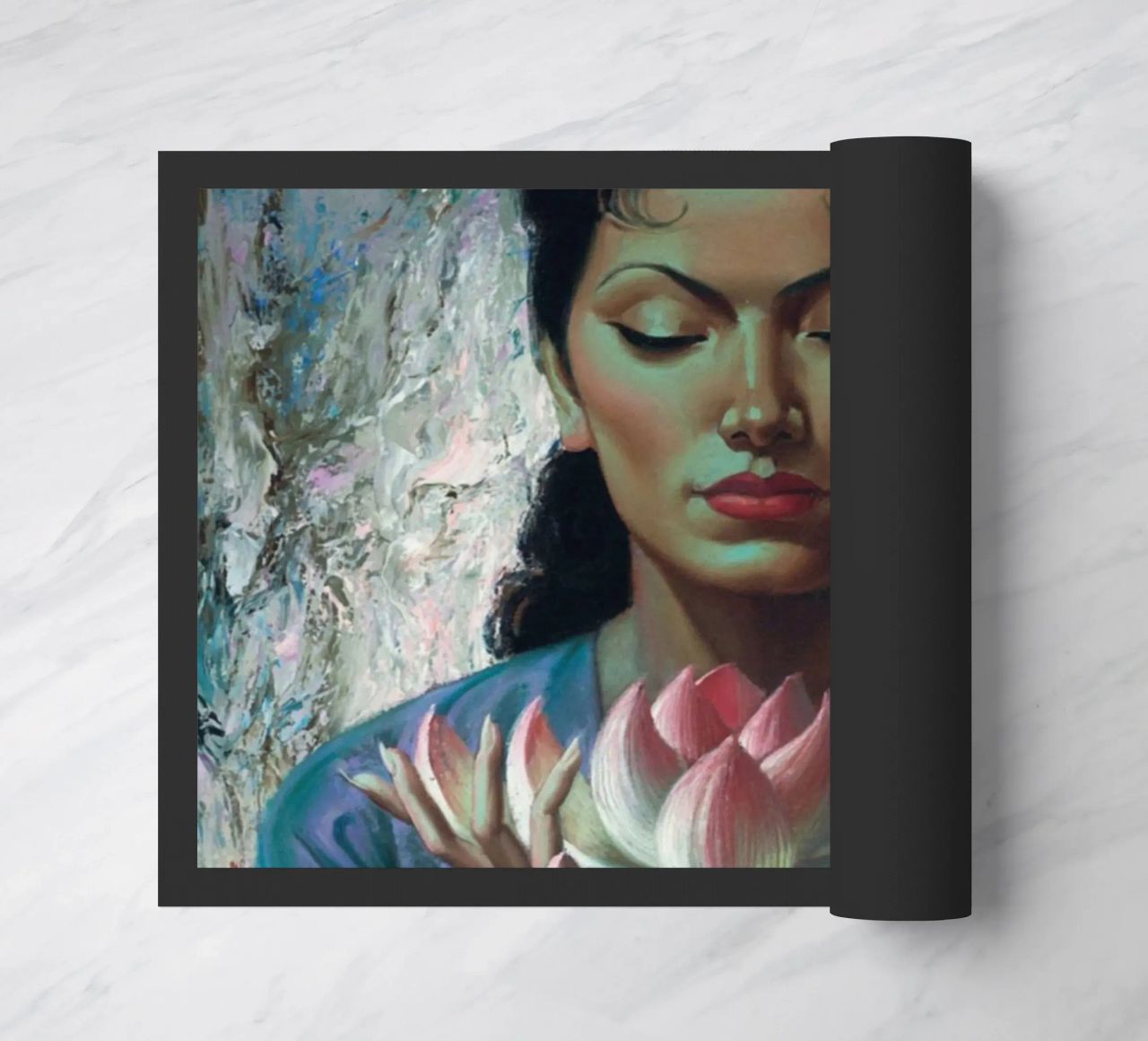 Water Lily (1955) - Tretchikoff Print zerbino da Honeymoon Hotel