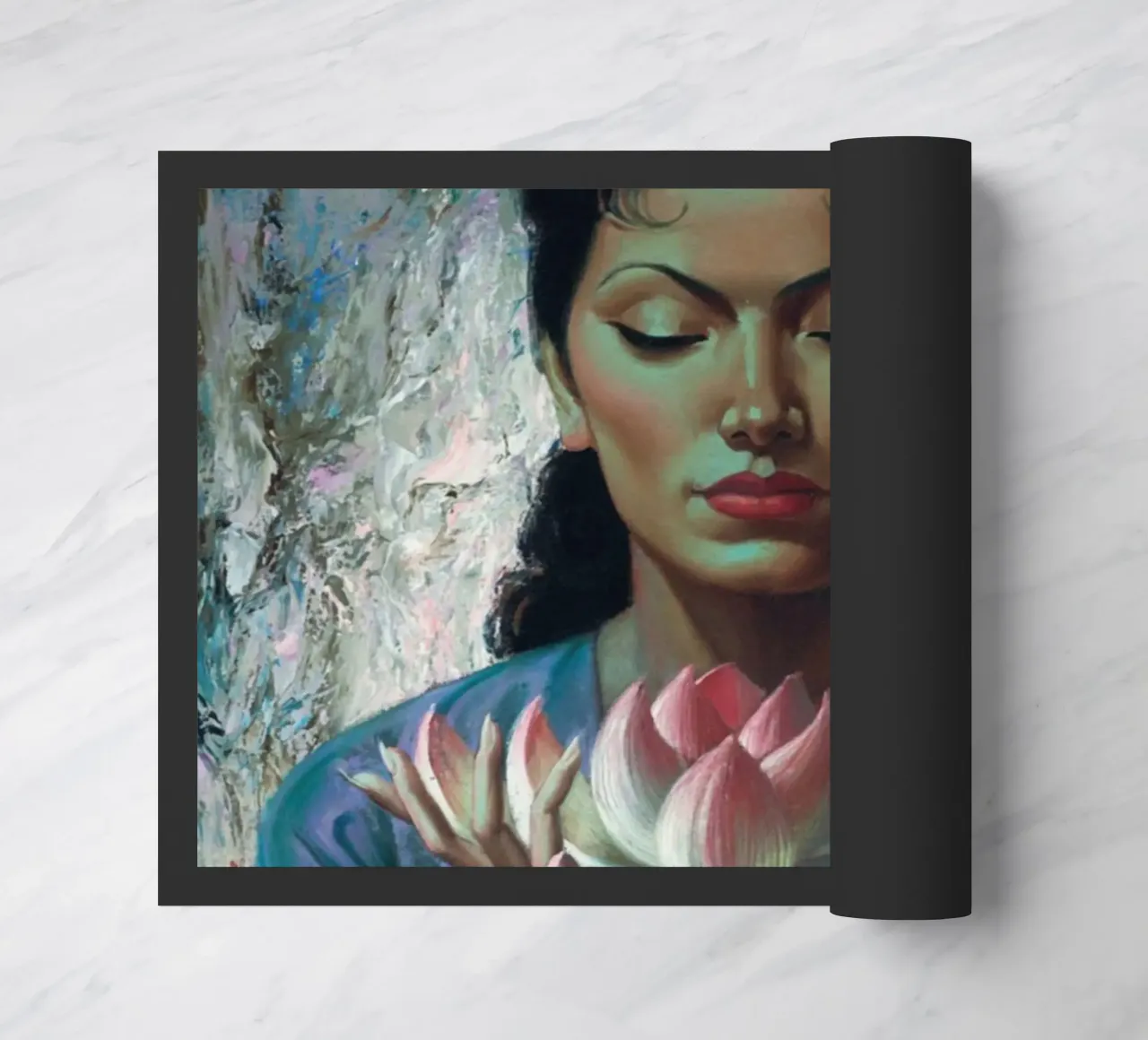 Water Lily (1955) - Tretchikoff Print zerbino da Honeymoon Hotel