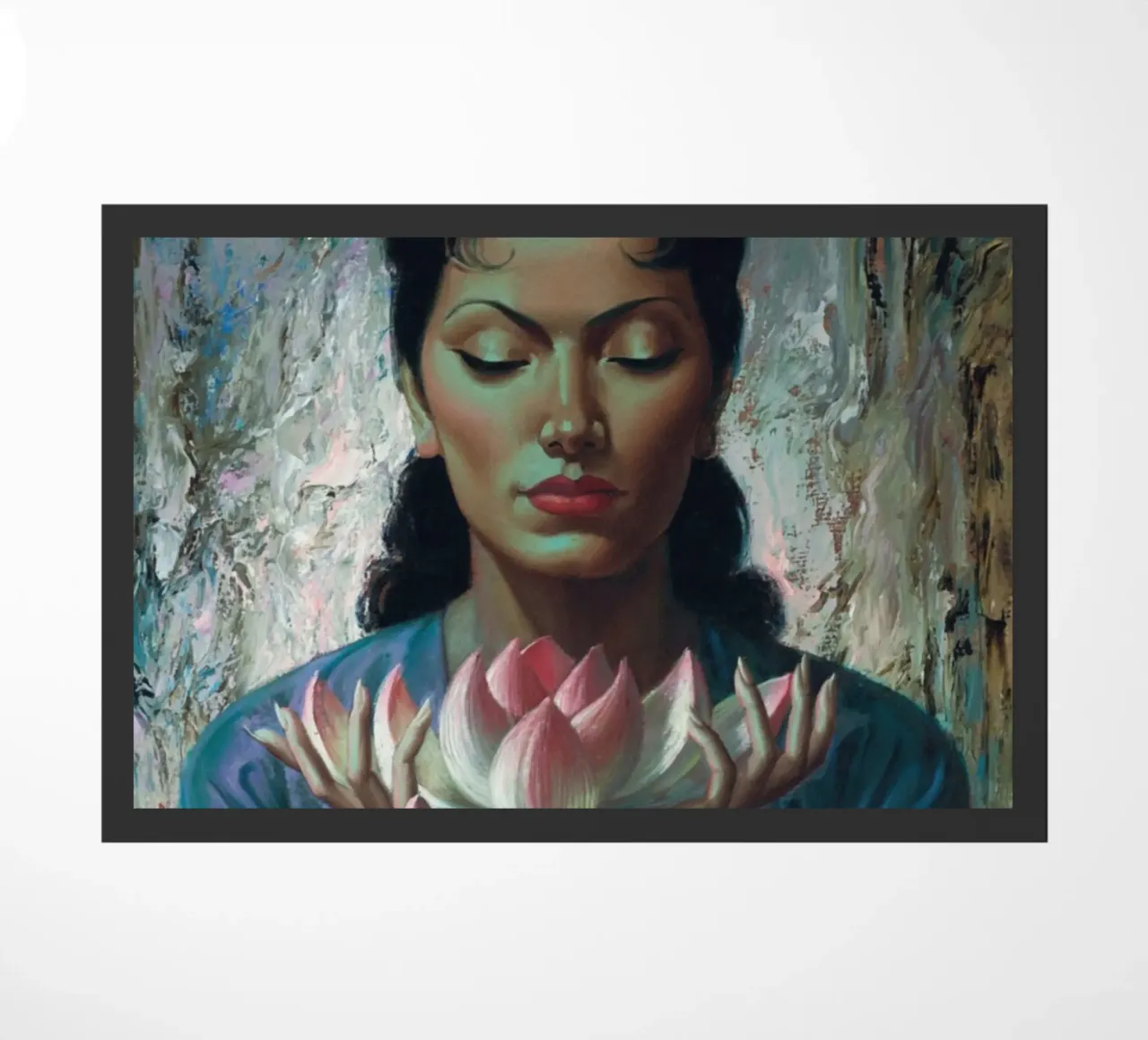Water Lily (1955) - Tretchikoff Print zerbino da Honeymoon Hotel