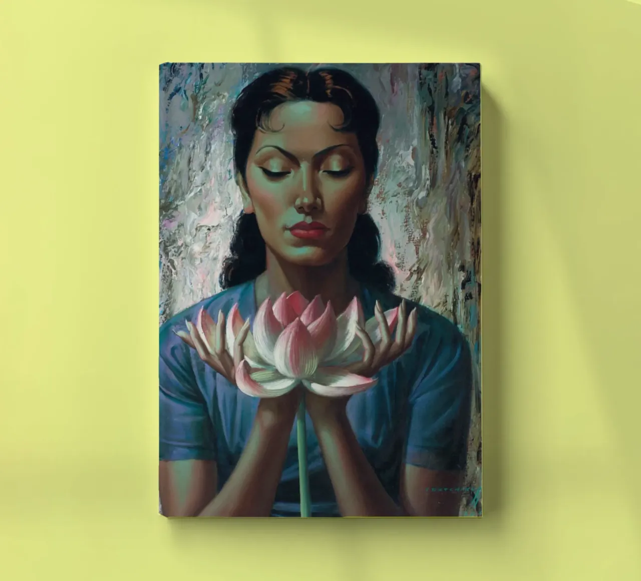 Water Lily (1955) - Tretchikoff Print notebook by Honeymoon Hotel