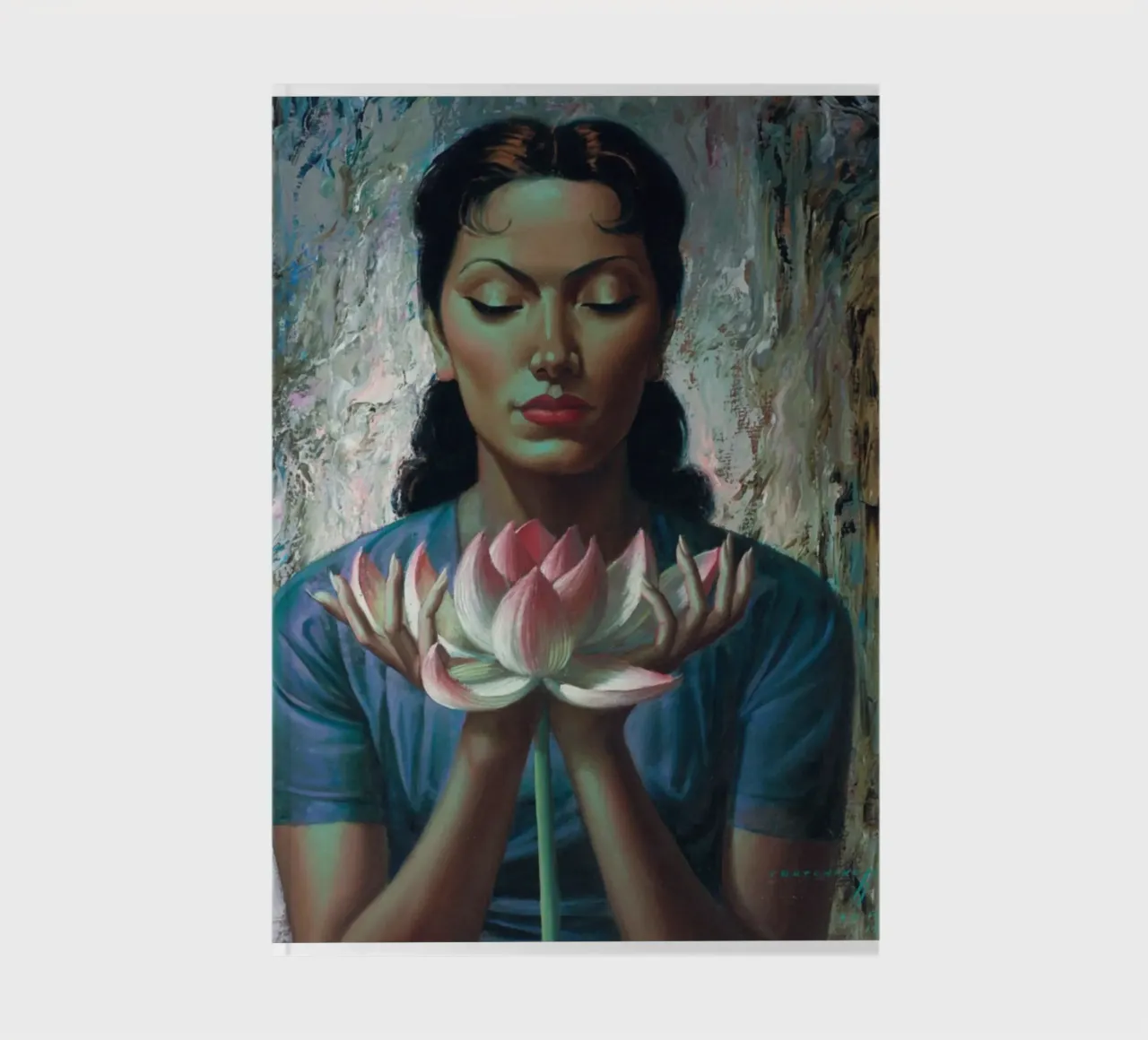 Water Lily (1955) - Tretchikoff Print notebook by Honeymoon Hotel