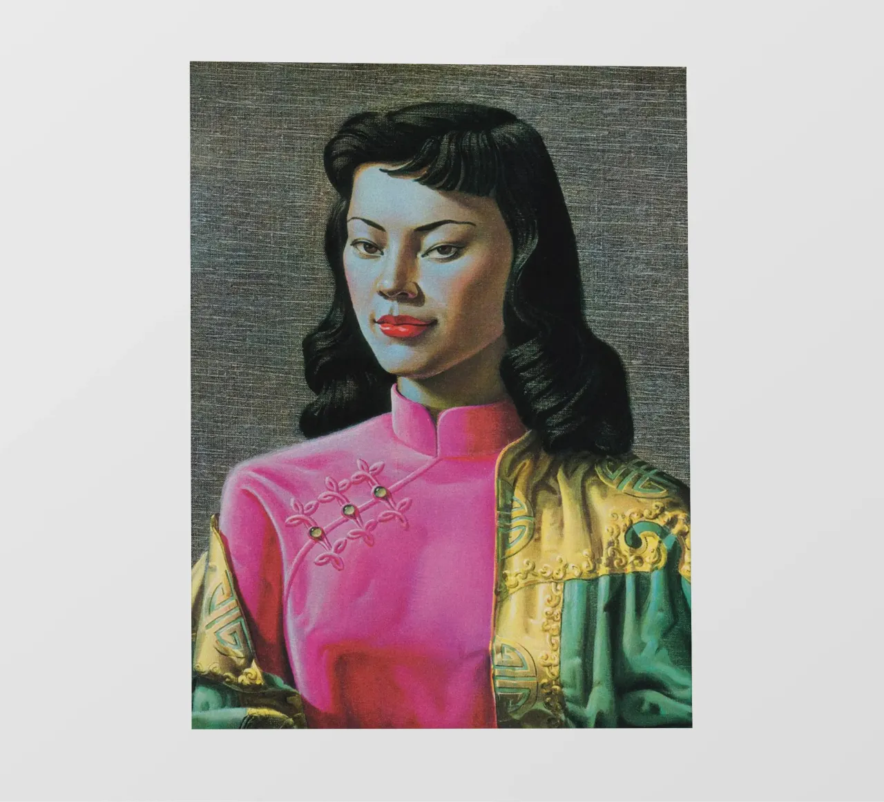 Miss Wong, by Vladimir Tretchikoff, 1950s. pellicola backlit da Honeymoon Hotel