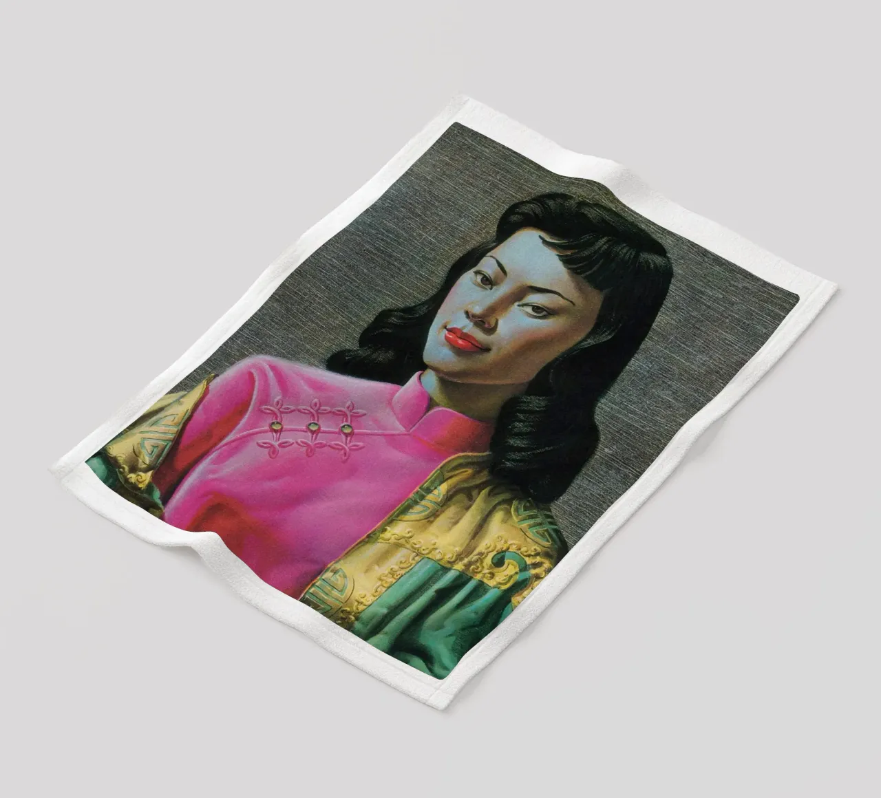 Miss Wong, by Vladimir Tretchikoff, 1950s. coperta in pile da Honeymoon Hotel