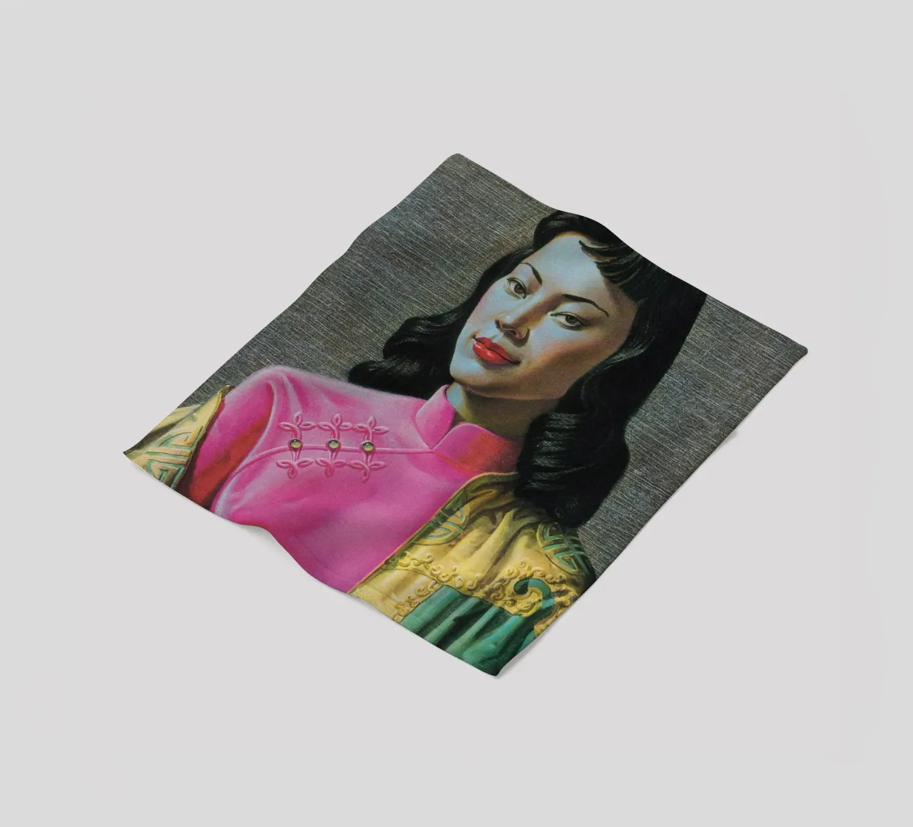 Miss Wong, by Vladimir Tretchikoff, 1950s. coperta in pile da Honeymoon Hotel