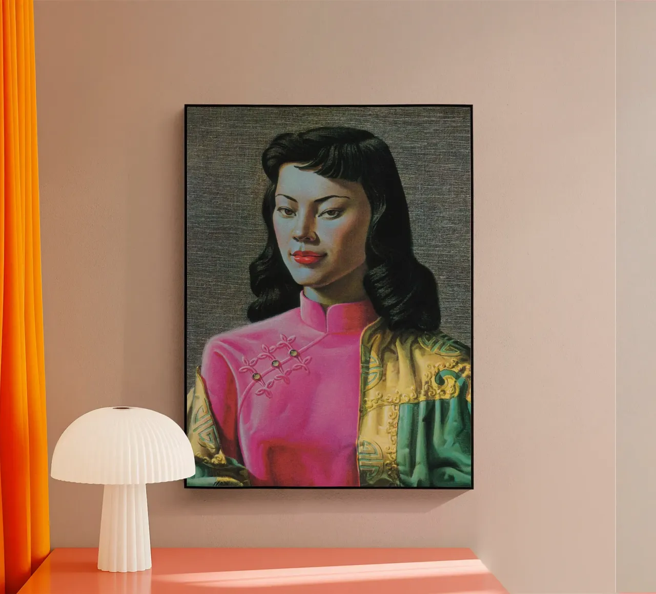 Miss Wong, by Vladimir Tretchikoff, 1950s. plexiglass da Honeymoon Hotel