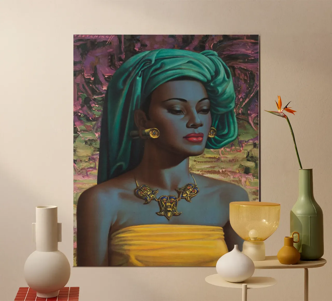 Balinese Girl (1959) - Tretchikoff Print poster da Honeymoon Hotel