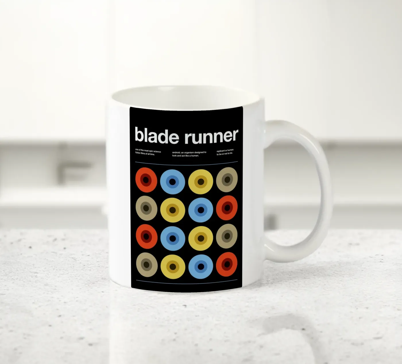 Blade Runner ceramic mug by Stephan Kochs