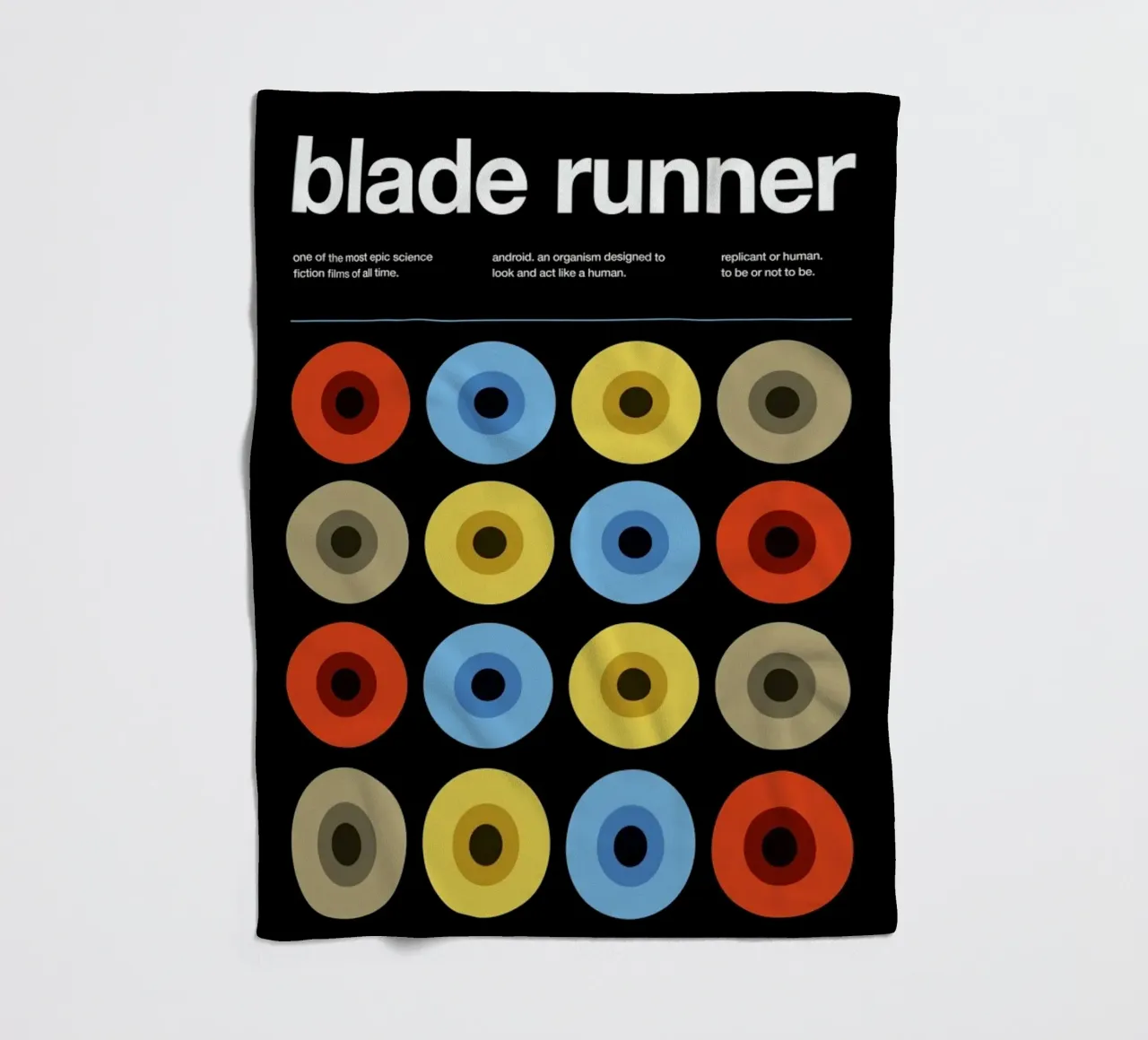 Blade Runner coperta in pile da Stephan Kochs