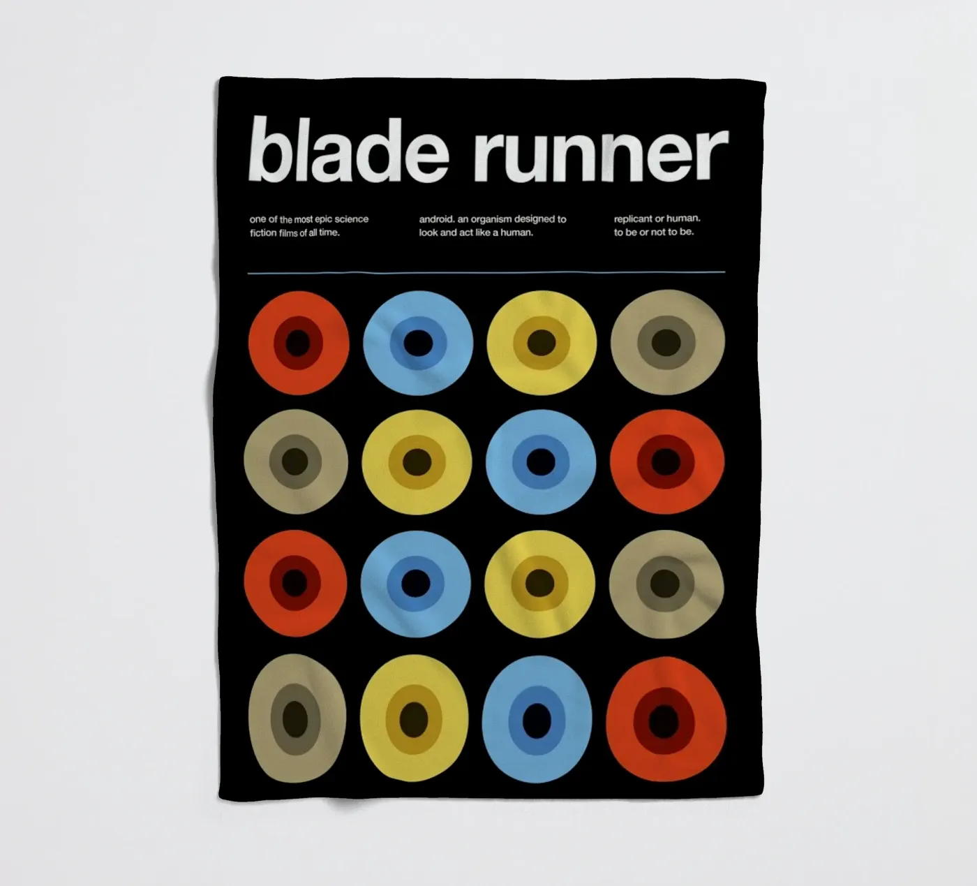 Blade Runner Fleecedecke von Stephan Kochs
