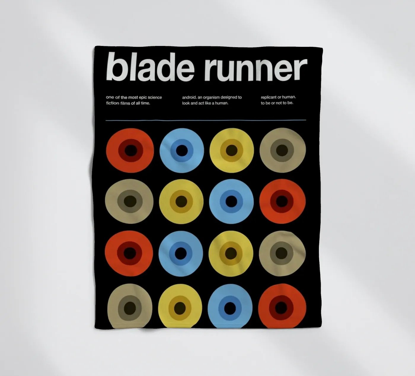 Blade Runner fleecedeken van Stephan Kochs