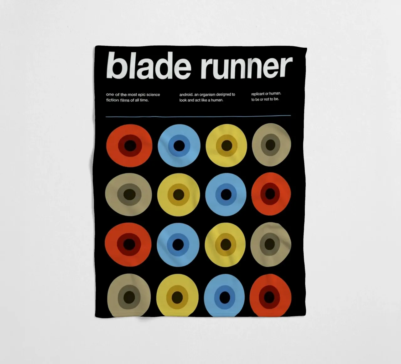 Blade Runner fleecedeken van Stephan Kochs