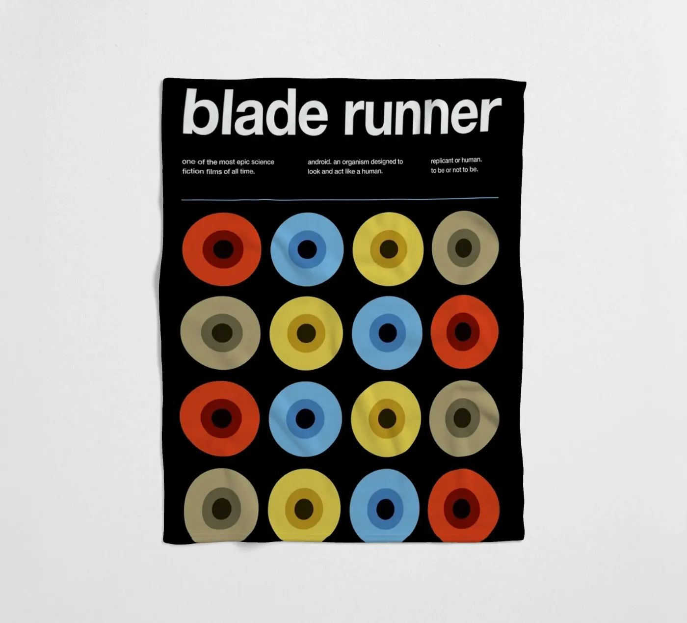 Blade Runner Fleecedecke von Stephan Kochs