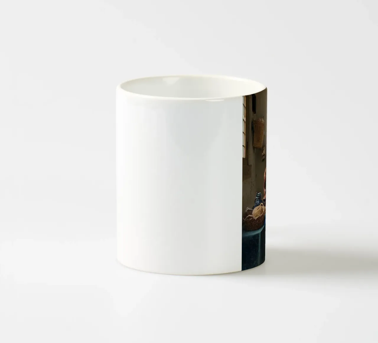 Johannes Vermeer - La lattaia (1658) tazza in ceramica da William Store