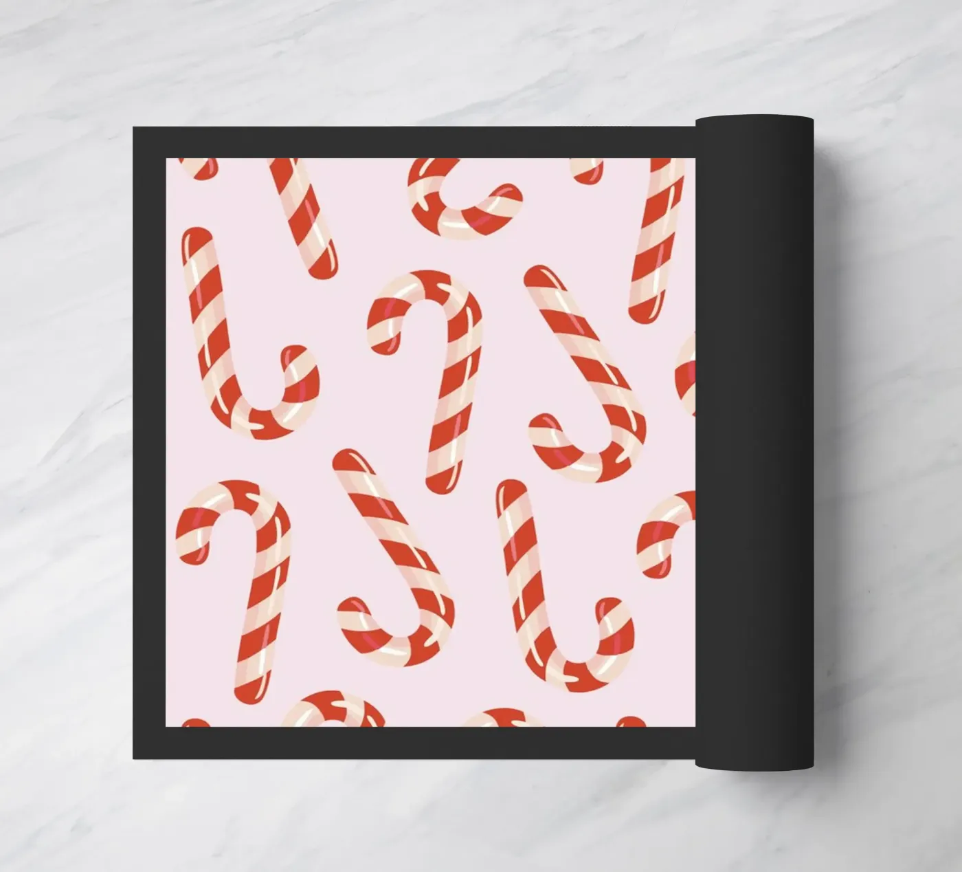 Candy canes pattern zerbino da Happypatterns