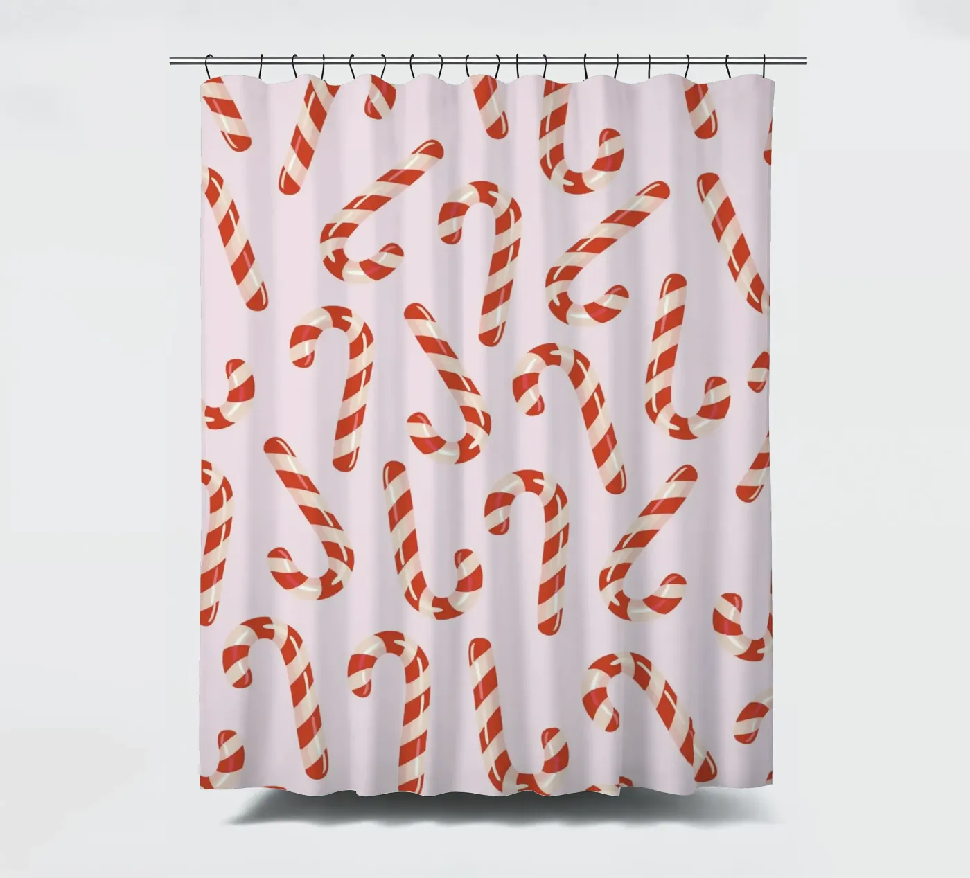 Candy canes pattern Duschvorhang von Happypatterns