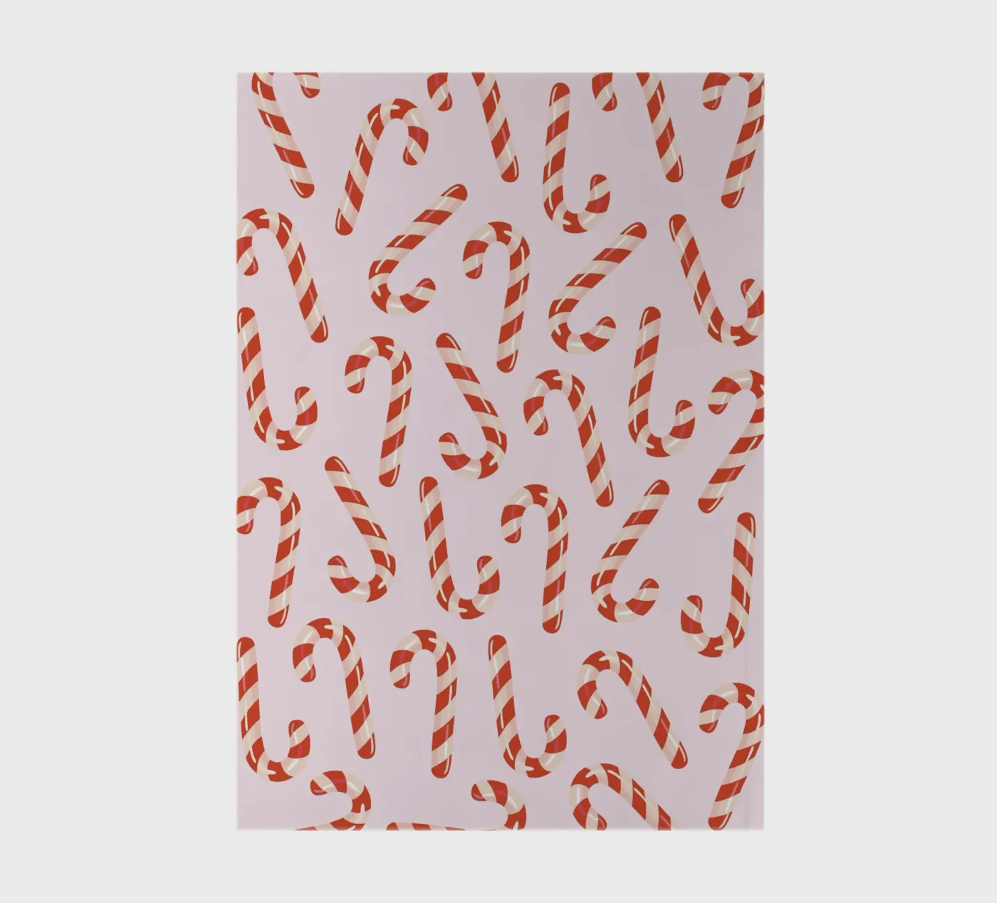 Candy canes pattern notebook by Happypatterns