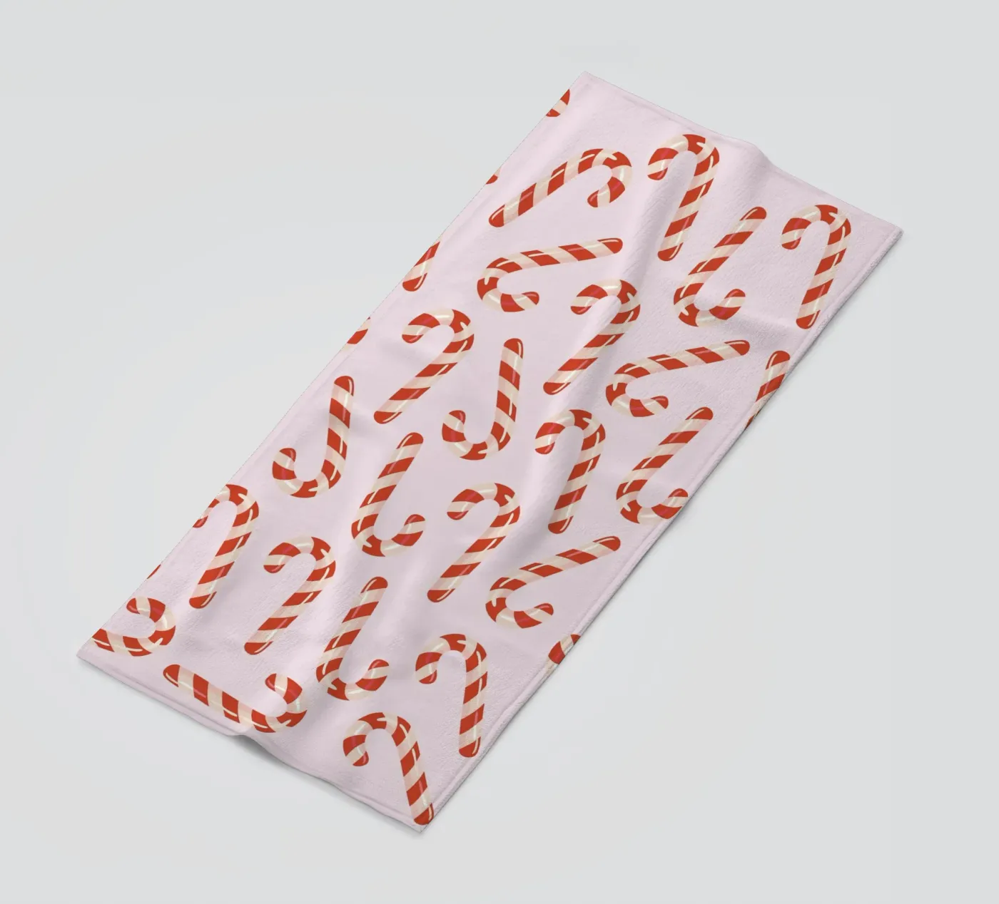 Candy canes pattern telo mare da Happypatterns