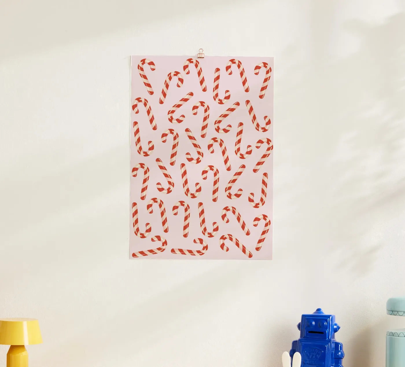 Candy canes pattern Poster von Happypatterns