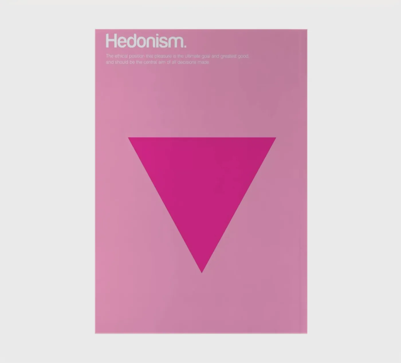 Hedonism notebook by Genís Carreras