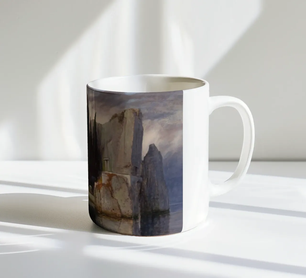 Arnold Bocklin - L'isola dei morti III 1883 tazza in ceramica da William Store