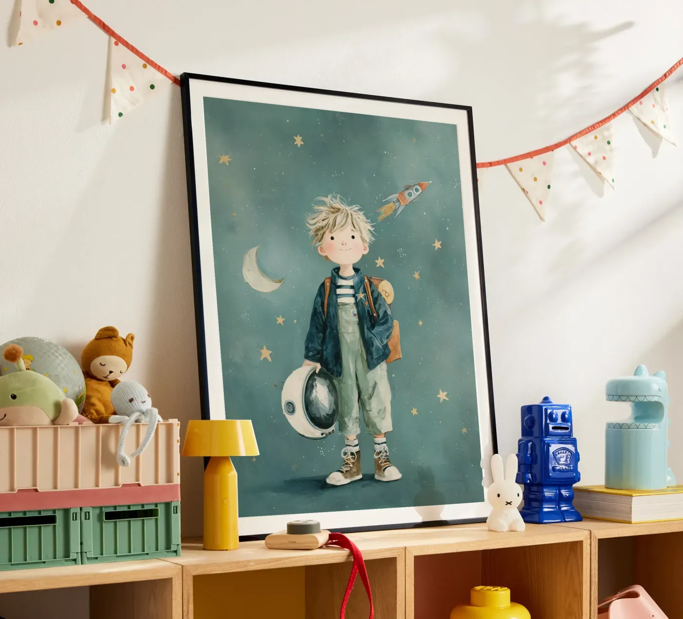 Boy Space Explorer poster da aisatsana
