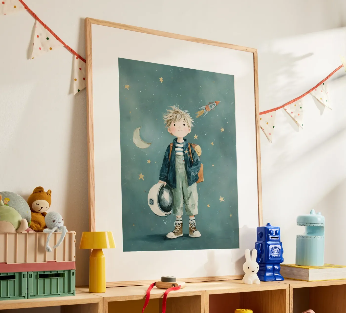 Boy Space Explorer poster da aisatsana